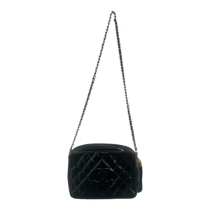 1990s-chanel-black-patent-leather-camera-bag-with-gold-hardware
