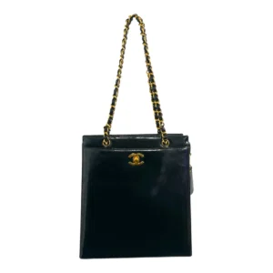 1980s-chanel-black-patent-leather-24k-gold-plated-hardware-tote-from-karl-lagerfeld-era