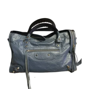 balenciaga-blue-city-bag-with-silver-hardware